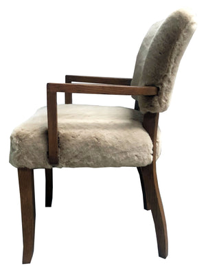 Derringer Sherpa Carver Dining Chair