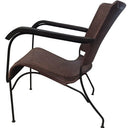 Tobago Mid Century Leather Armchair at online8 furniture store Auckland