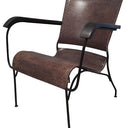 Tobago Mid Century Leather Armchair at online8 furniture store Auckland