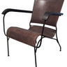 Tobago Mid Century Leather Armchair at online8 furniture store Auckland