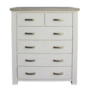 Tonya 6 Drawer Tallboy at online8 furniture store Auckland