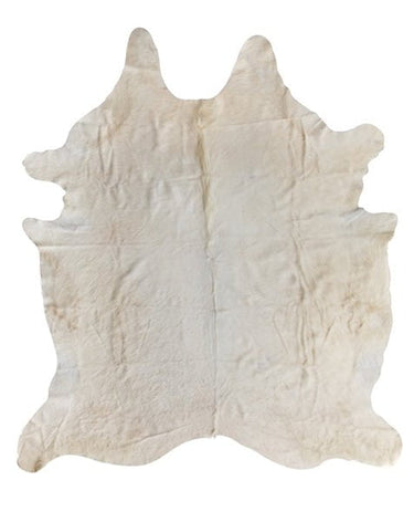 Torro Large Hide White Rug at online8 furniture store Auckland