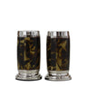 Tortoiseshell Salt & Pepper Shakers Set/2 at online8 furniture store Auckland