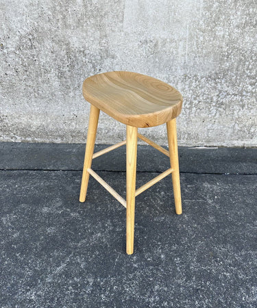 Tractor Barstool - Natural at online8 furniture store Auckland