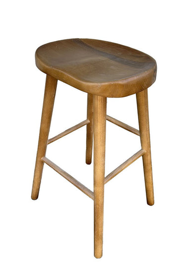 Tractor Stool - Walnut at online8 furniture store Auckland