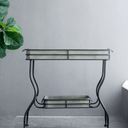 Tray Table Galvanized Indoor|Outdoor at online8 furniture store Auckland