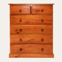Troy 6 Drawer Tallboy at online8 furniture store Auckland