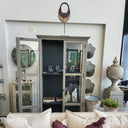 Tuscan Display Cabinet | Storage Unit with Glass Door at online8 furniture store Auckland