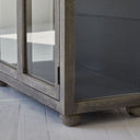 Tuscan Display Cabinet | Storage Unit with Glass Door at online8 furniture store Auckland