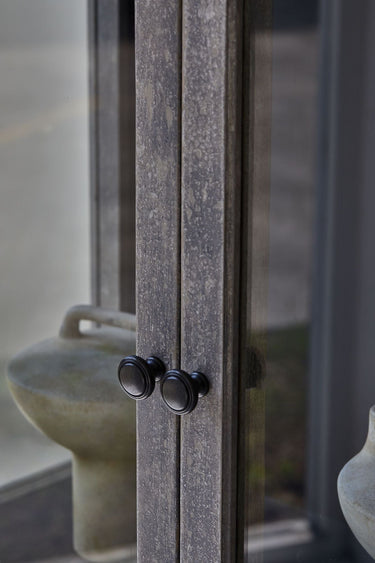 Tuscan Display Cabinet | Storage Unit with Glass Door at online8 furniture store Auckland