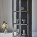 Tuscan Display Cabinet | Storage Unit with Glass Door at online8 furniture store Auckland
