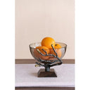 Twig Bowl in Antique Nickel Finish at online8 furniture store Auckland