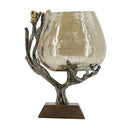 Twig Votive Holder in Antique Nickel Finish at online8 furniture store Auckland
