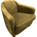 Vanguard Armchair - Mustard Velvet at online8 furniture store Auckland