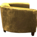 Vanguard Armchair - Mustard Velvet at online8 furniture store Auckland