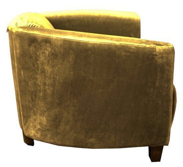 Vanguard Armchair - Mustard Velvet at online8 furniture store Auckland
