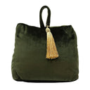 Velvet Door Stopper Green at online8 furniture store Auckland