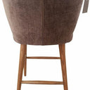Venus Barstool Grey Chenille | Shop Online8 NZ at online8 furniture store Auckland