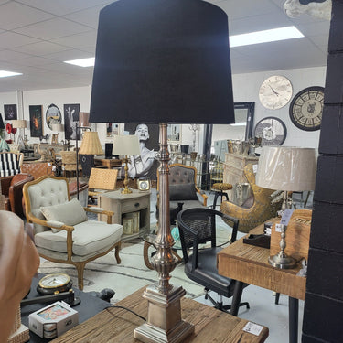 Vienna Table Lamp - Silver Antique at online8 furniture store Auckland