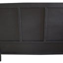 Villa Queen Headboard - Black Poplar at online8 furniture store Auckland