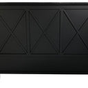 Villa Queen Headboard - Black Poplar at online8 furniture store Auckland