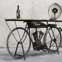 Vintage Cycle Console / Bar Table at online8 furniture store Auckland