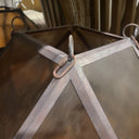 Vintage Pendant Light Antique Brass/Smoke Glass at online8 furniture store Auckland