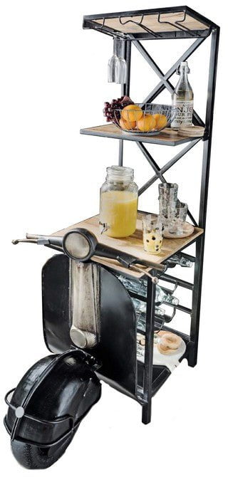 Vintage Scooter Bar Shelf at online8 furniture store Auckland
