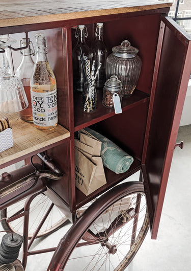 Vintage Tricycle Bar | Café Table | Industrial Furniture | Online8 at online8 furniture store Auckland
