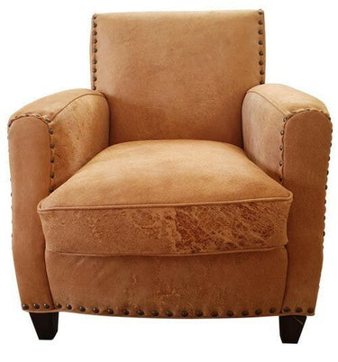 Vito Leather Armchair - Camel at online8 furniture store Auckland