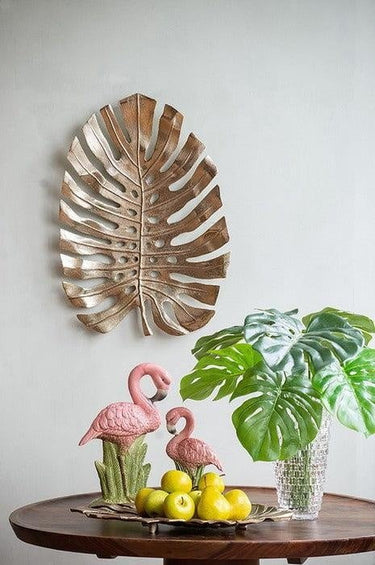 Wall Hanging leaf Bowl - Large at online8 furniture store Auckland