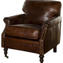 Winchester 1 Seater Vintage Cigar | Leather Armchair at online8 furniture store Auckland