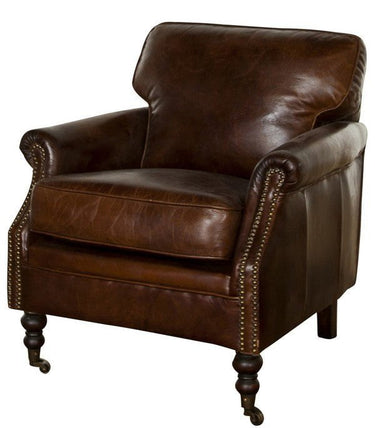 Winchester 1 Seater Vintage Cigar | Leather Armchair at online8 furniture store Auckland