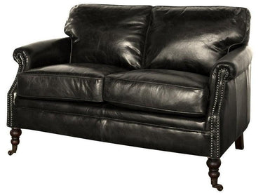 Winchester 2 Seater Sofa - Belon Black at online8 furniture store Auckland