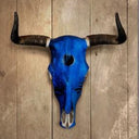 Wood Panel Art - Taurine in Blue at online8 furniture store Auckland