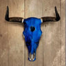 Wood Panel Art - Taurine in Blue at online8 furniture store Auckland