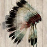 Wood Panel Art - Watercolour Chieftan at online8 furniture store Auckland