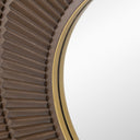 Wooden Carved Round Wall Mirror at online8 furniture store Auckland