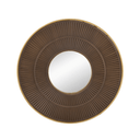 Wooden Carved Round Wall Mirror at online8 furniture store Auckland