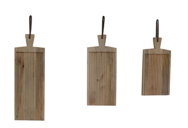 Wooden Chopping Board Set/3 at online8 furniture store Auckland