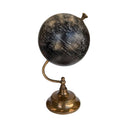 World Globe Black Paper On Arc Stand at online8 furniture store Auckland